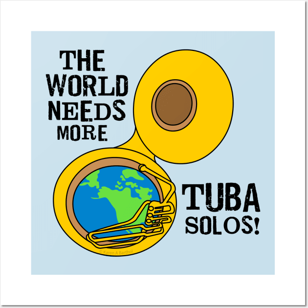 Tuba Solos Wall Art by Barthol Graphics